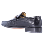 Crockett & Jones Glace Kid - Black Slip-On (Genuine Leather Upper and Sole)