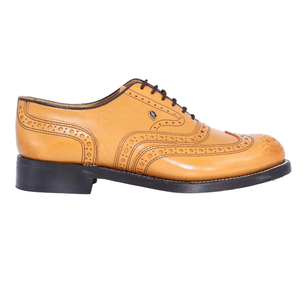 Crockett & Jones Buffcalf - Biscuit Lace-Up (Genuine Leather Upper and Sole)