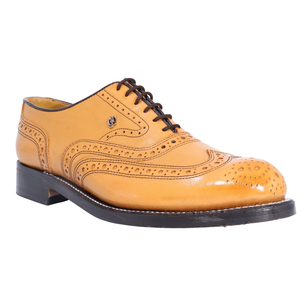 Crockett & Jones Buffcalf - Biscuit Lace-Up (Genuine Leather Upper and Sole)