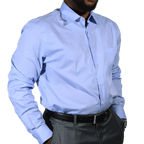 Thomas & Benno L/S Formal Shirt in Blue