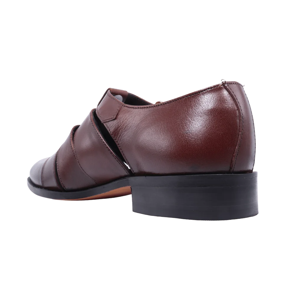 Men's genuine leather upper & sole Crockett & Jones dress or formal sandal with a leather finish available in-store, 337 Monty Naicker Street, Durban CBD or online at Omar's Tailors & Outfitters online store.   A men's fashion curation for South African men - established in 1911.