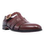 Men's genuine leather upper & sole Crockett & Jones dress or formal sandal with a leather finish available in-store, 337 Monty Naicker Street, Durban CBD or online at Omar's Tailors & Outfitters online store.   A men's fashion curation for South African men - established in 1911.