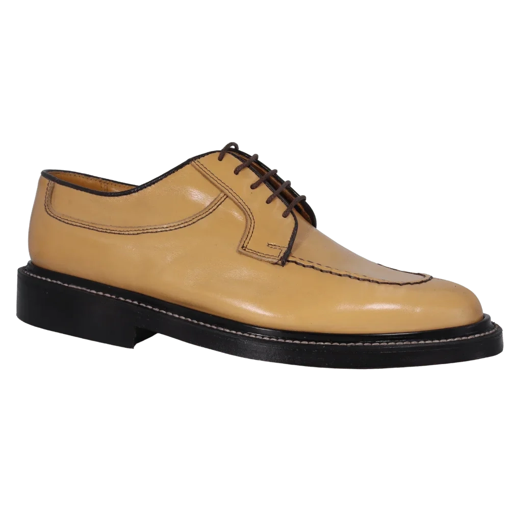 Medicus Lace-Up with Welted Sole in Wheat