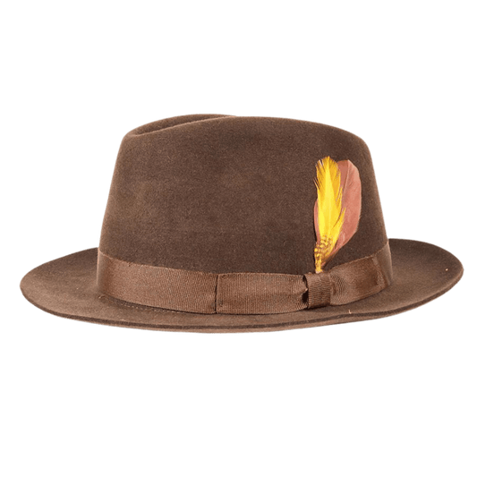 Men's Fur Felt Battersby Hat - Brown