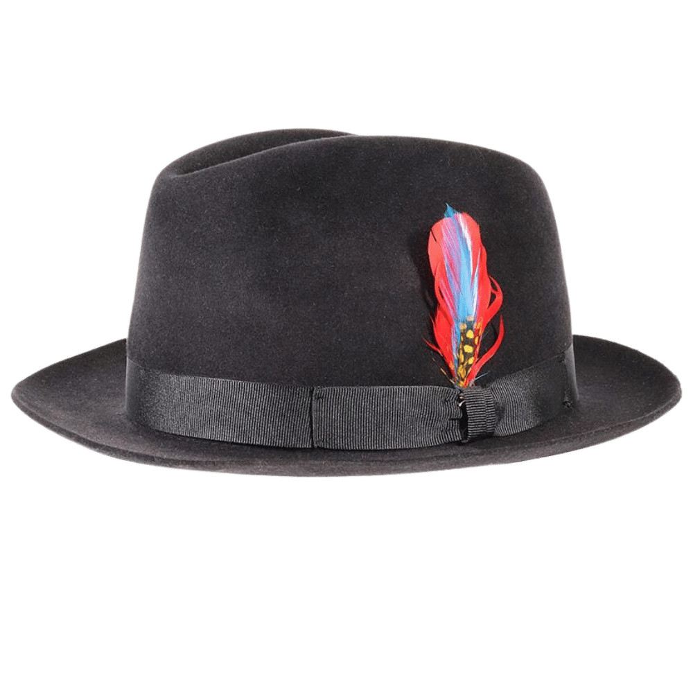 Men's Fur Felt Battersby Hat - Black