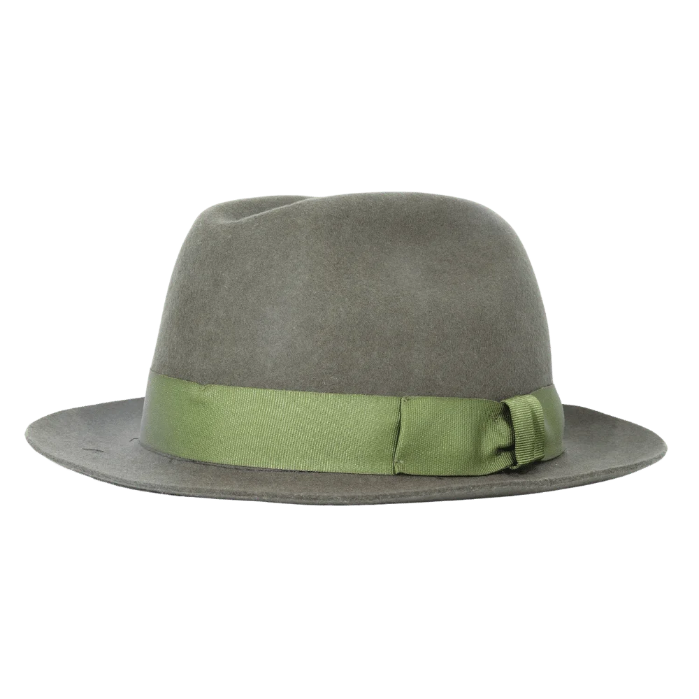 Men's Trilby Hat - Olive