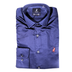 Polo Greig Shirt - Navy (Long Sleeve)