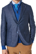 Men's Fusaro Austine Melange Wool Blend Jacket in Blue (21089) - available in-store, 337 Monty Naicker Street, Durban CBD or online at Omar's Tailors & Outfitters online store.   A men's fashion curation for South African men - established in 1911.