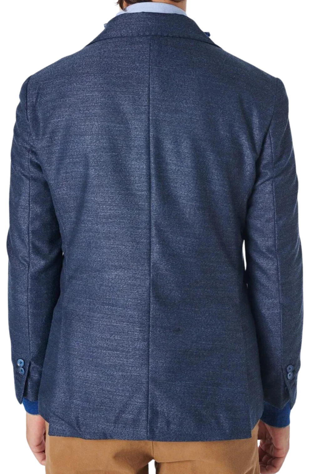 Men's Fusaro Austine Melange Wool Blend Jacket in Blue (21089) - available in-store, 337 Monty Naicker Street, Durban CBD or online at Omar's Tailors & Outfitters online store.   A men's fashion curation for South African men - established in 1911.