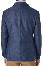 Men's Fusaro Austine Melange Wool Blend Jacket in Blue (21089) - available in-store, 337 Monty Naicker Street, Durban CBD or online at Omar's Tailors & Outfitters online store.   A men's fashion curation for South African men - established in 1911.