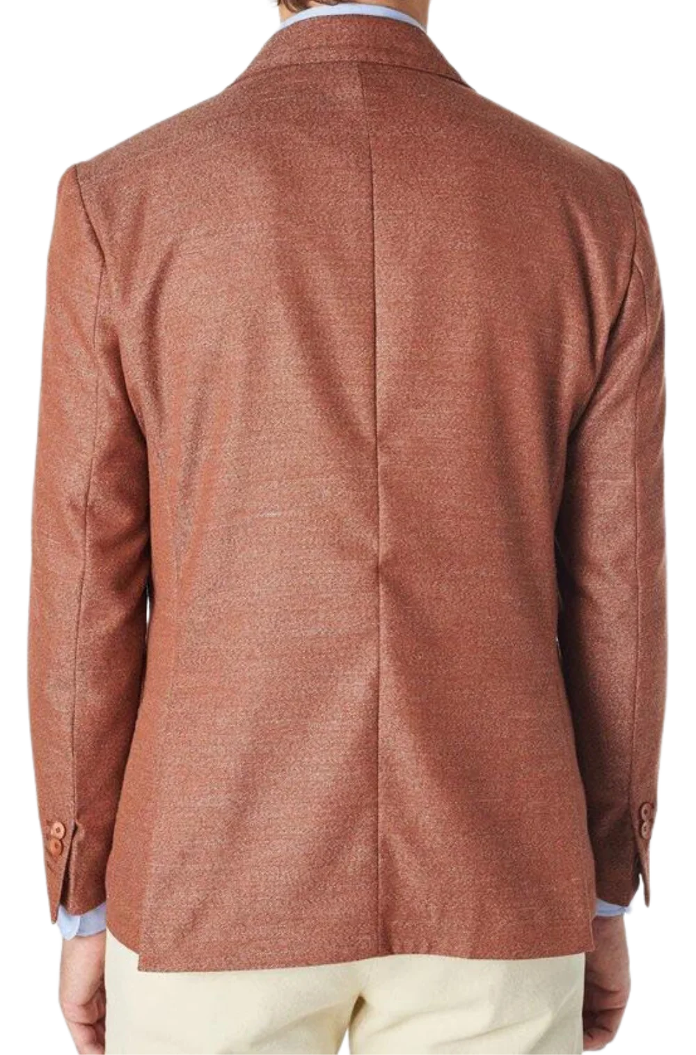 Men's Fusaro Austine Melange Wool Blend Jacket in Rust (21089) - available in-store, 337 Monty Naicker Street, Durban CBD or online at Omar's Tailors & Outfitters online store.   A men's fashion curation for South African men - established in 1911.
