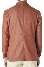 Men's Fusaro Austine Melange Wool Blend Jacket in Rust (21089) - available in-store, 337 Monty Naicker Street, Durban CBD or online at Omar's Tailors & Outfitters online store.   A men's fashion curation for South African men - established in 1911.