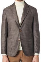 Men's Fusaro Austine Melange Wool Blend Jacket in Brown (21089) - available in-store, 337 Monty Naicker Street, Durban CBD or online at Omar's Tailors & Outfitters online store.   A men's fashion curation for South African men - established in 1911.