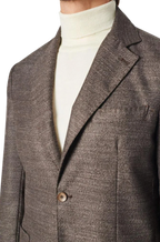 Men's Fusaro Austine Melange Wool Blend Jacket in Brown (21089) - available in-store, 337 Monty Naicker Street, Durban CBD or online at Omar's Tailors & Outfitters online store.   A men's fashion curation for South African men - established in 1911.