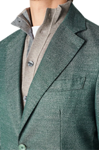 Men's Fusaro Austine Melange Wool Blend Jacket in Green (21089) - available in-store, 337 Monty Naicker Street, Durban CBD or online at Omar's Tailors & Outfitters online store.   A men's fashion curation for South African men - established in 1911.