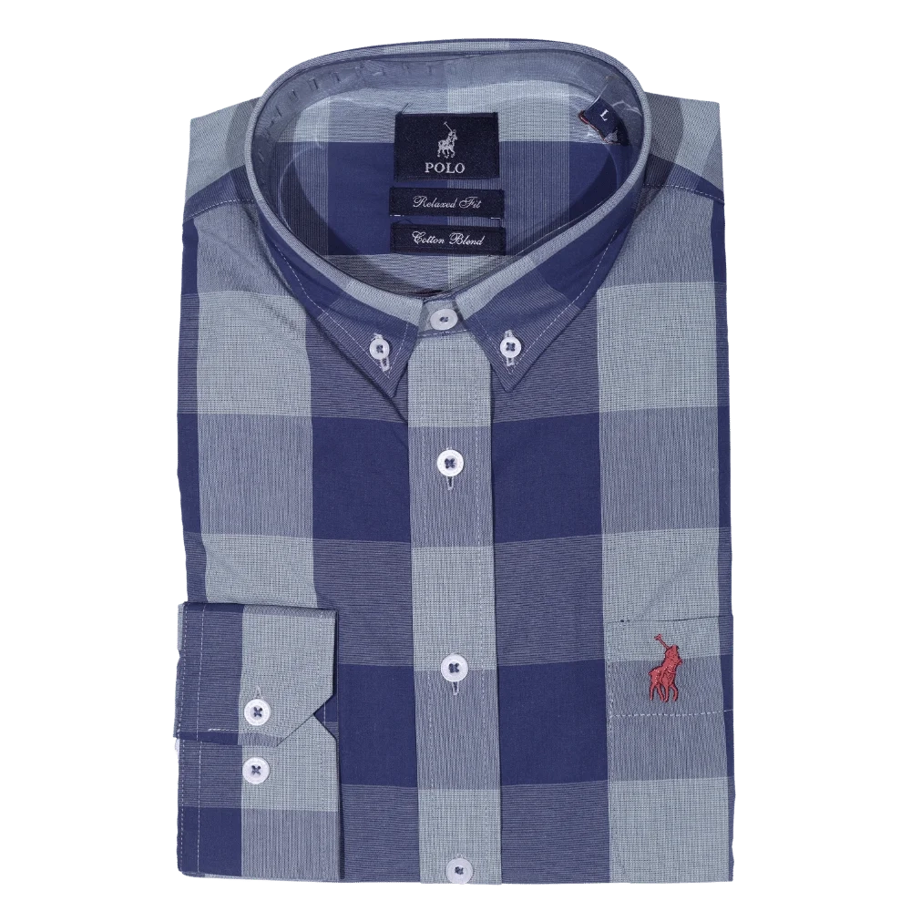 Polo Clint Weekender Checkered Shirt - Aqua