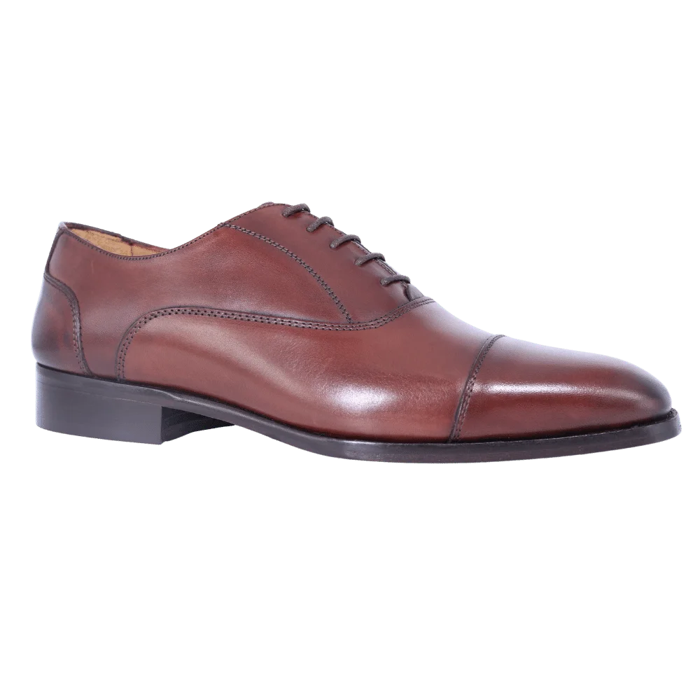 Men's Aliverti Formal Oxford Formal or Dress Shoe in Brown (2505) is available in-store, 337 Monty Naicker Street, Durban CBD or online at Omar's Tailors & Outfitters online store.   A men's fashion curation for South African men - established in 1911.