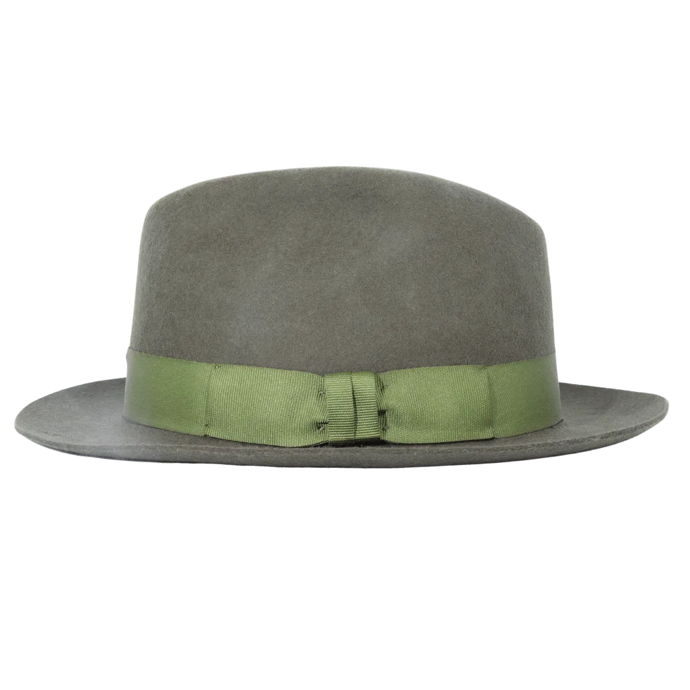 Men's Trilby Hat - Olive