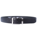 Men's Paris Genuine Leather Belt in Black (30993) available in-store, 337 Monty Naicker Street, Durban CBD or online at Omar's Tailors & Outfitters online store.   A men's fashion curation for South African men - established in 1911.