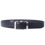 Men's Paris Genuine Leather Belt in Black (30993) available in-store, 337 Monty Naicker Street, Durban CBD or online at Omar's Tailors & Outfitters online store.   A men's fashion curation for South African men - established in 1911.