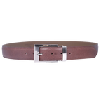 Men's Paris Genuine Leather Belt in Brown (30993) available in-store, 337 Monty Naicker Street, Durban CBD or online at Omar's Tailors & Outfitters online store.   A men's fashion curation for South African men - established in 1911.