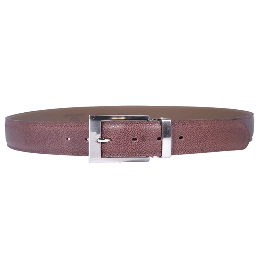 Men's Paris Genuine Leather Belt in Brown (30993) available in-store, 337 Monty Naicker Street, Durban CBD or online at Omar's Tailors & Outfitters online store.   A men's fashion curation for South African men - established in 1911.