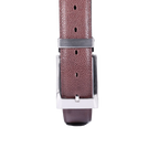 Men's Paris Genuine Leather Belt in Brown (30993) available in-store, 337 Monty Naicker Street, Durban CBD or online at Omar's Tailors & Outfitters online store.   A men's fashion curation for South African men - established in 1911.