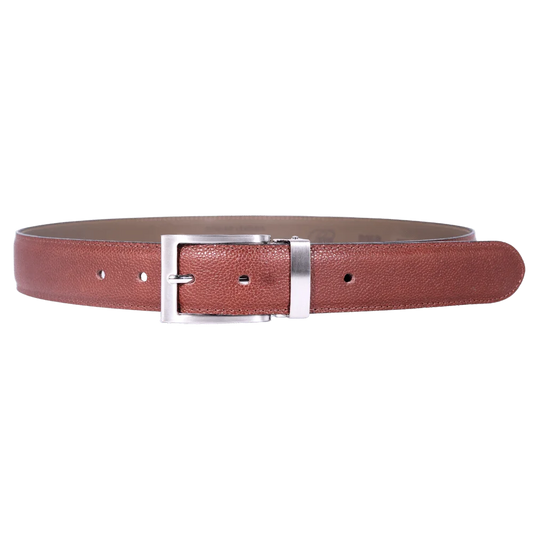 Men's Paris Genuine Leather Belt in Tan (3100) available in-store, 337 Monty Naicker Street, Durban CBD or online at Omar's Tailors & Outfitters online store.   A men's fashion curation for South African men - established in 1911.
