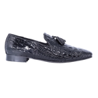 John Drake Tassel Slip-On - Black (Genuine Leather Upper)