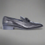 John Drake Loafer with Tassels in Black