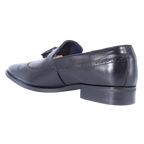 John Drake Loafer with Tassels in Black