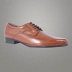 Men's Genuine Leather John Drake Vamp Derby in brown Formal Lace-Up Shoe (31728) Formal Slip-on Shoe available in-store, 337 Monty Naicker Street, Durban CBD or online at Omar's Tailors & Outfitters online store.   A men's fashion curation for South African men - established in 1911.