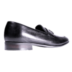 Men's Genuine Leather John Drake Tasseled Moccasin in Black (32609) -  Formal lace-up Shoe available in-store, 337 Monty Naicker Street, Durban CBD or online at Omar's Tailors & Outfitters online store.   A men's fashion curation for South African men - established in 1911.