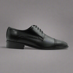 John Drake Toe-cap Derby in Black