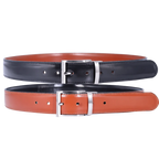 Men's Paris Genuine Leather Reversible Belt in Black & Tan (3584) available in-store, 337 Monty Naicker Street, Durban CBD or online at Omar's Tailors & Outfitters online store.   A men's fashion curation for South African men - established in 1911.