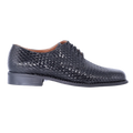 John Drake Derby Weave - Black Weave Vamp Lace-Up (Genuine Leather Upper)