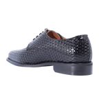 John Drake Derby Weave - Black Weave Vamp Lace-Up (Genuine Leather Upper)