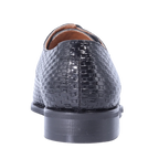 John Drake Derby Weave - Black Weave Vamp Lace-Up (Genuine Leather Upper)