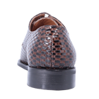 John Drake Derby Weave - Brown Weave Vamp Lace-Up (Genuine Leather Upper)