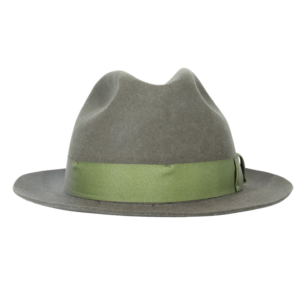 Men's Trilby Hat - Olive