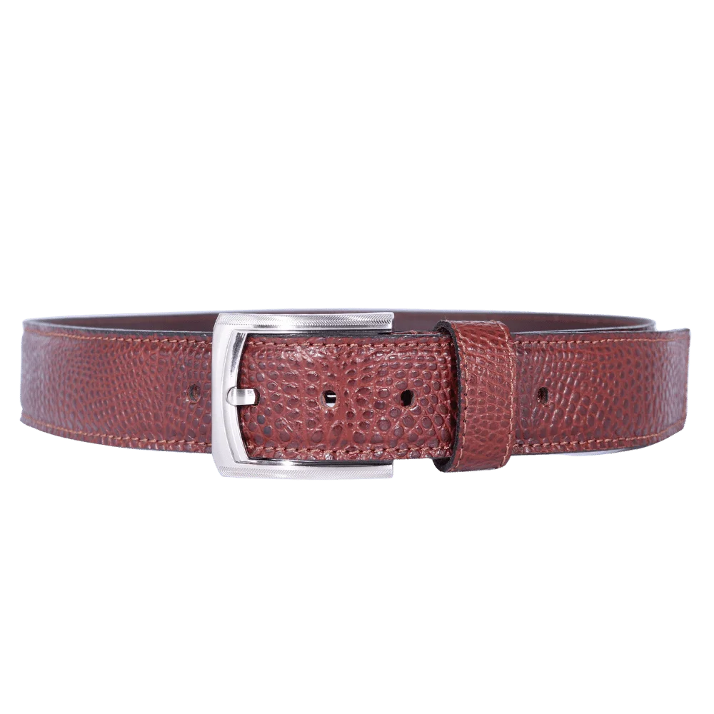 Men's Paris Genuine Leather Belt in Tan (4002) available in-store, 337 Monty Naicker Street, Durban CBD or online at Omar's Tailors & Outfitters online store.   A men's fashion curation for South African men - established in 1911.