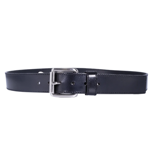 Men's Paris Genuine Leather Belt in Black (4018) available in-store, 337 Monty Naicker Street, Durban CBD or online at Omar's Tailors & Outfitters online store.   A men's fashion curation for South African men - established in 1911.