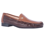 John Drake Weave Slip-On - Brown Weave (Genuine Leather Upper)