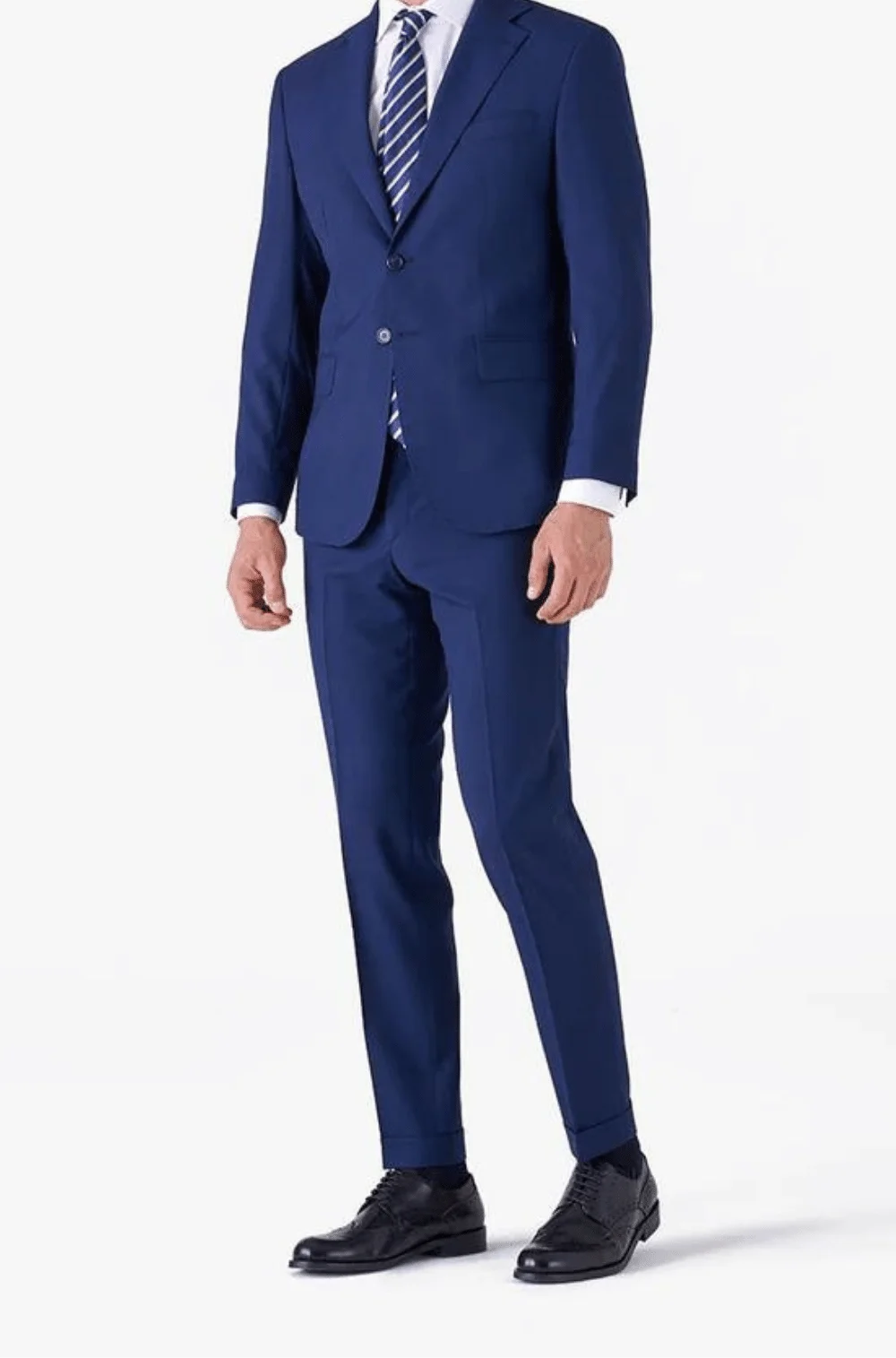 Men's Fusaro Max Classic Wool Blend Suit In Blue (21107) - available in-store, 337 Monty Naicker Street, Durban CBD or online at Omar's Tailors & Outfitters online store.   A men's fashion curation for South African men - established in 1911.