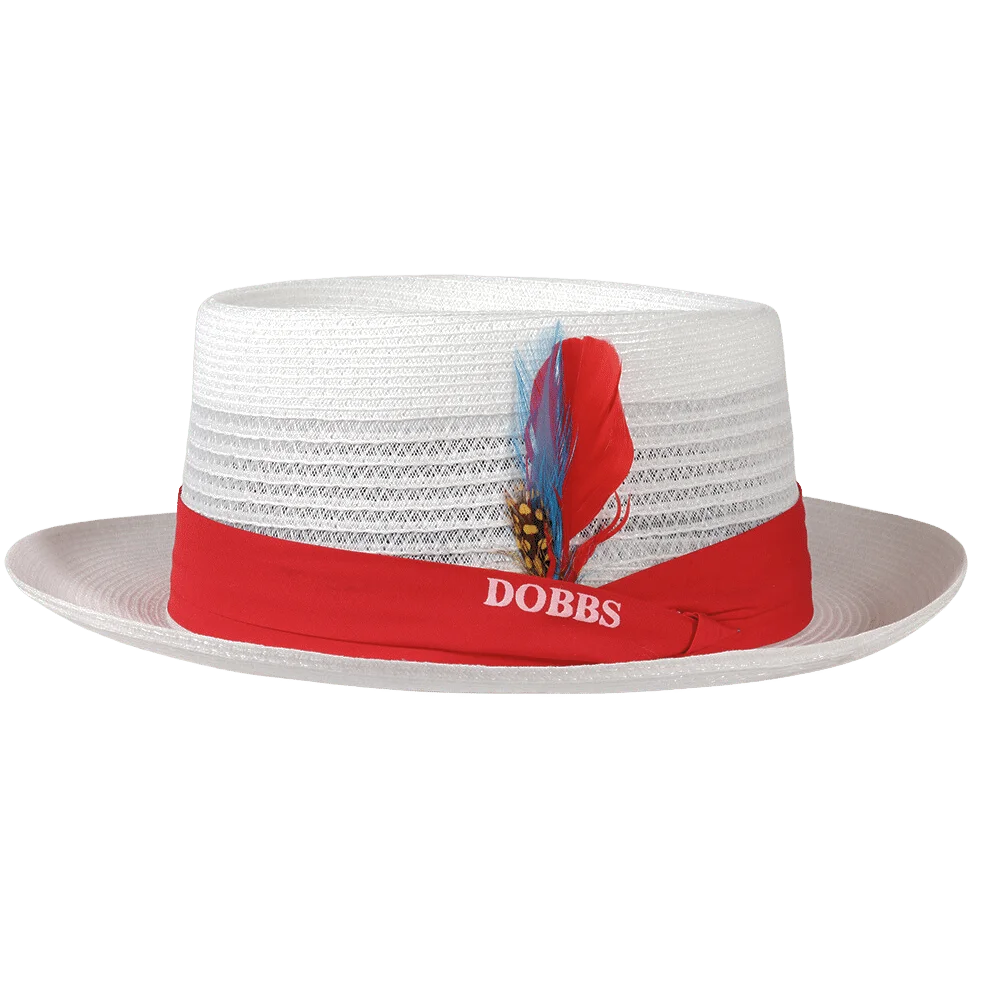 Dobbs Straw Hat - Red