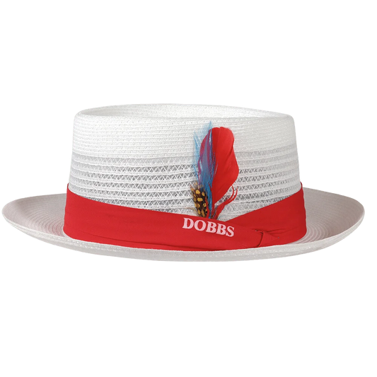 Dobbs Straw Hat - Red