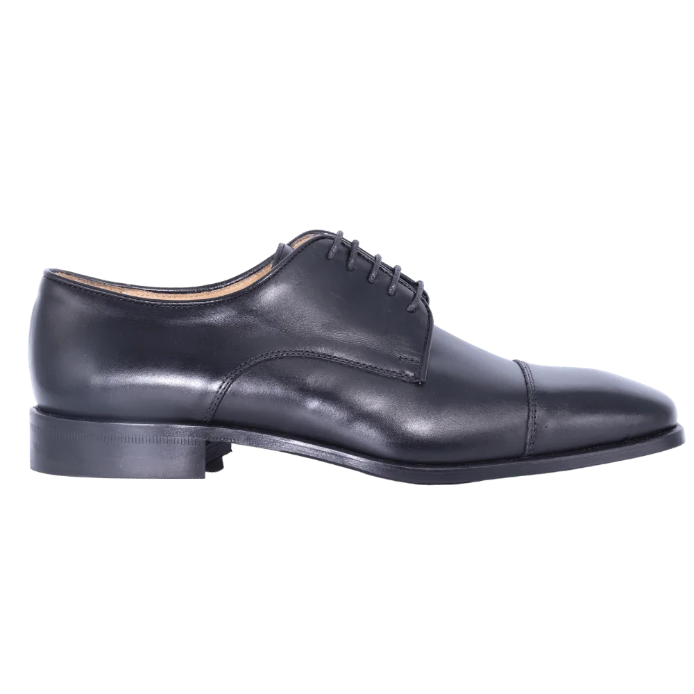 Men's Mercanti Fiorentini Genuine Leather Oxford in Black - Formal and Dress Shoe (5292) available in-store, 337 Monty Naicker Street, Durban CBD or online at Omar's Tailors & Outfitters online store.   A men's fashion curation for South African men - established in 1911.