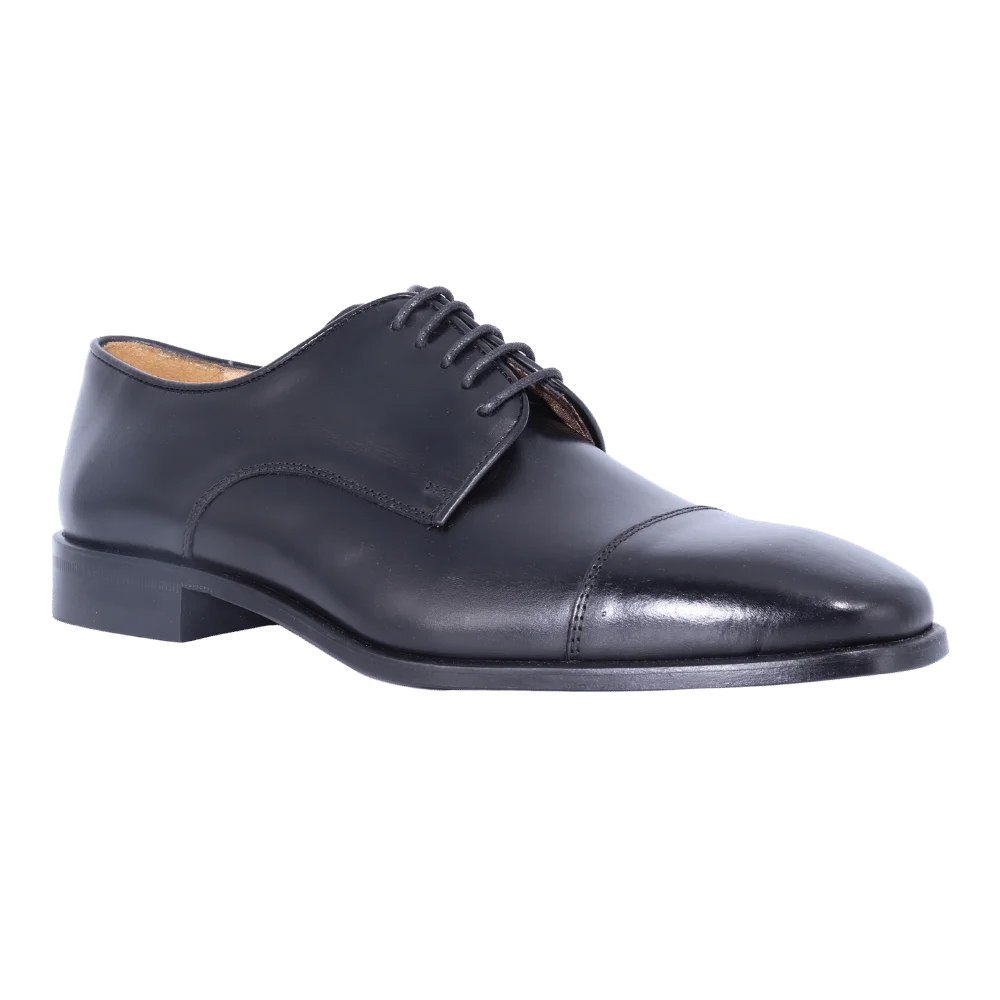 Men's Mercanti Fiorentini Genuine Leather Oxford in Black - Formal and Dress Shoe (5292) available in-store, 337 Monty Naicker Street, Durban CBD or online at Omar's Tailors & Outfitters online store.   A men's fashion curation for South African men - established in 1911.