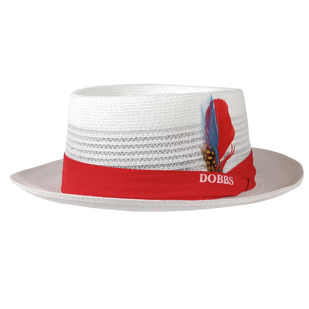 Dobbs Straw Hat - Red