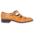 Crockett & Jones Buffcalf Sandal - Biscuit (Genuine Leather Upper and Sole)